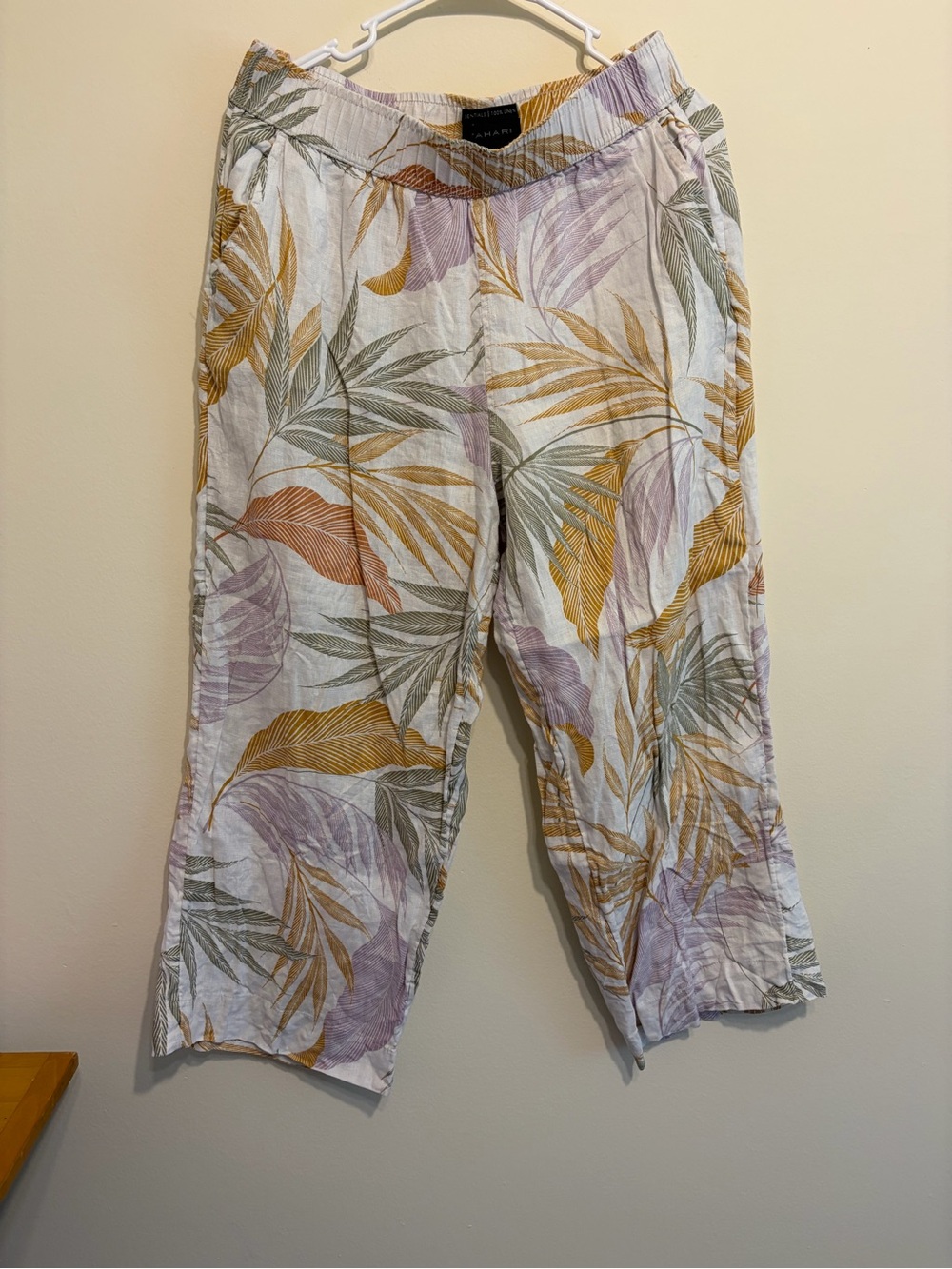 Tahari 100% Linen Tropical Pants